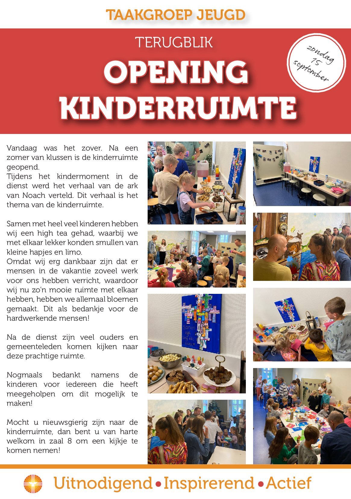 15c recap opening kinderruimte